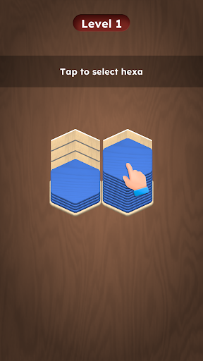 Wood Hexa Sort - Color Match ekran görüntüsü