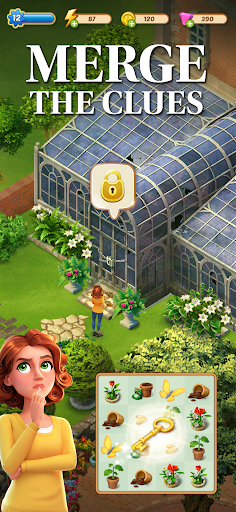 Merge Mansion: Puzzles & Story ekran görüntüsü