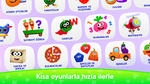Cocuklar için eğitsel oyunlar ekran görüntüsü