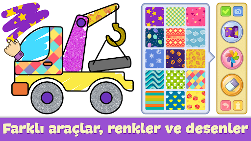 Çocuk boyama ve çizim oyunlar ekran görüntüsü