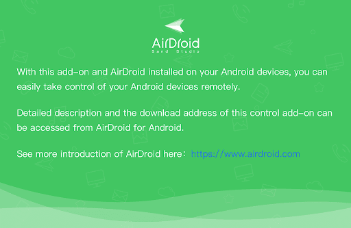 AirDroid Control Add-on ekran görüntüsü