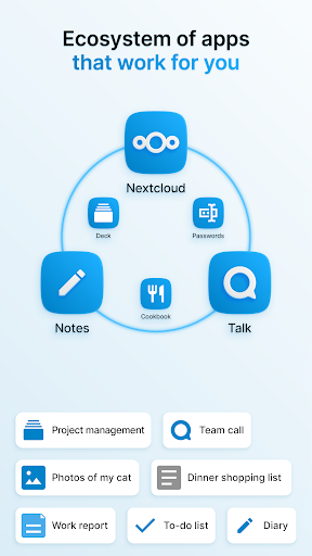Nextcloud ekran görüntüsü
