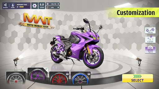 Moto World Tour: Yarış Oyunu ekran görüntüsü