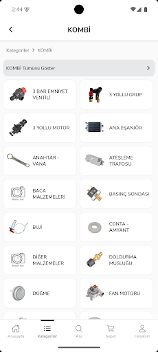 Aktif Teknik Yedek Parça ekran görüntüsü