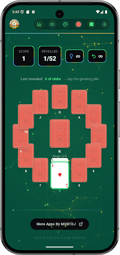 Clock Solitaire Master Offline ekran görüntüsü