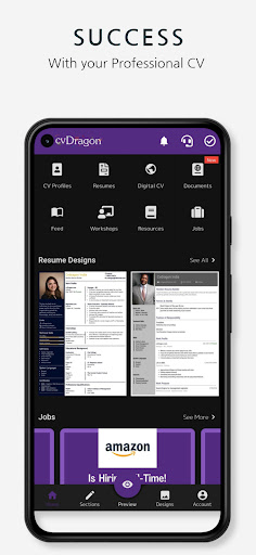 cvDragon Resume App: Create CV ekran görüntüsü