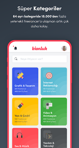 Bionluk - Yetenekli Freelancer ekran görüntüsü
