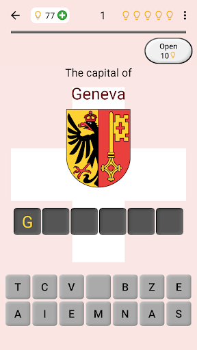 Swiss Cantons - Map & Capitals ekran görüntüsü
