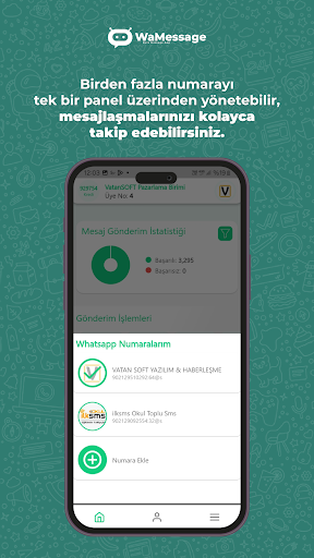 WaMessage Bulk WP Toplu Mesaj ekran görüntüsü