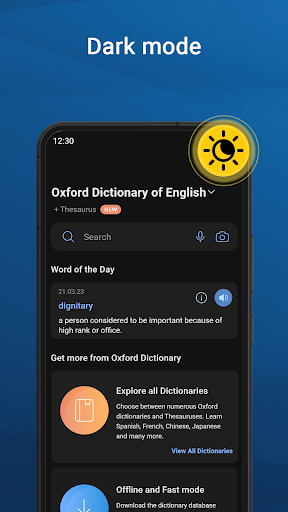 Oxford Dictionary & Thesaurus ekran görüntüsü