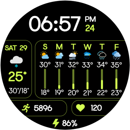 Minimal Weather WatchFace