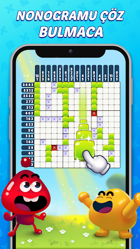 Nonogram Crossing Logic Puzzle ekran görüntüsü