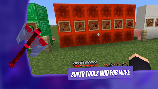 Super Tools Mod for mcpe ekran görüntüsü