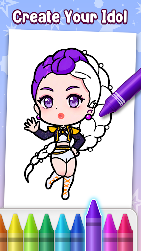 Idol Coloring Master ekran görüntüsü