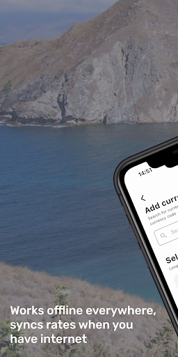 Currency convertor TravelRates ekran görüntüsü