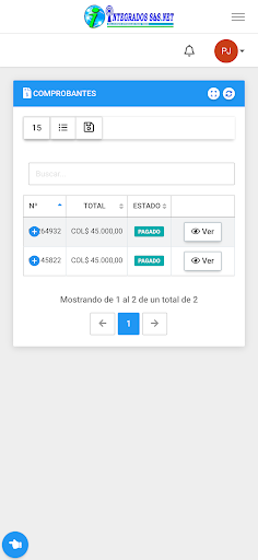 Integrados s&s App ekran görüntüsü
