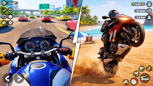 Moto Traffic Rider: Bike Drive ekran görüntüsü