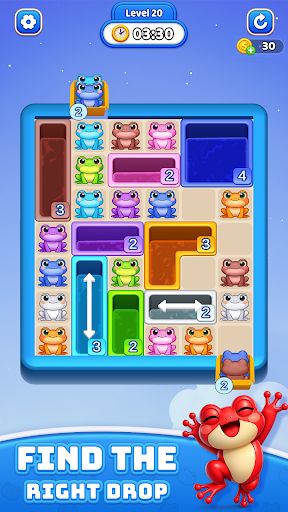 Frog Away: Color Hole ekran görüntüsü
