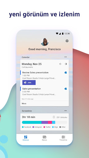 Microsoft Launcher ekran görüntüsü