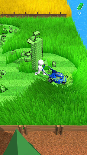 Stone Grass: çim biçme oyunu ekran görüntüsü