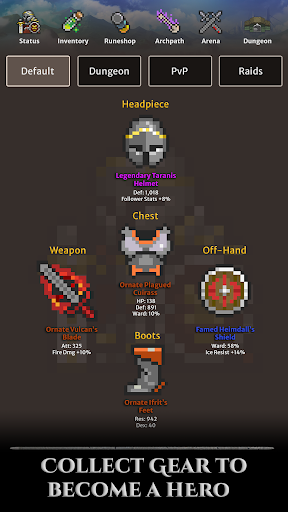 Hero of Aethric Turn Based RPG ekran görüntüsü