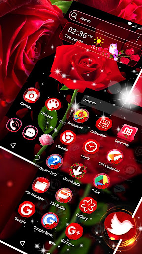 Rose Launcher Theme ekran görüntüsü