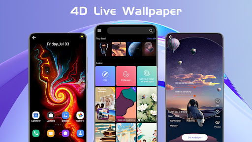 X Live Wallpaper - HD 3D/4D ekran görüntüsü