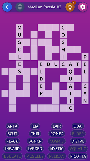 Fill-in Crosswords Unlimited ekran görüntüsü