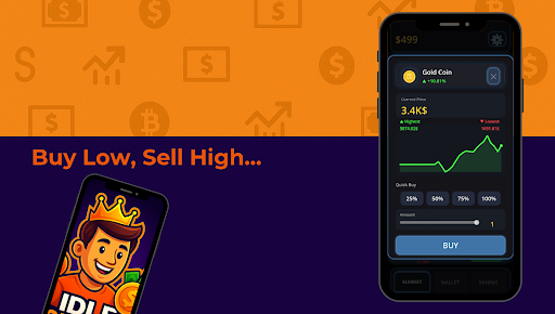Crypto Tycoon - Idle Trader ekran görüntüsü