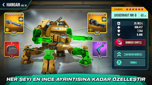 Mech vs Aliens: War Robots RPG ekran görüntüsü