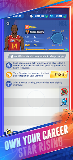 Star Rising: Basketball ekran görüntüsü