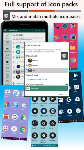 Win-X Launcher for Foldables ekran görüntüsü