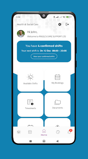 Angel Care Support App ekran görüntüsü