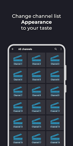 Televizo - IPTV player ekran görüntüsü