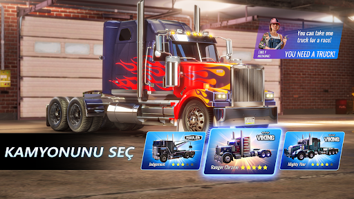 Big Rig Racing: Yarış oyunu ekran görüntüsü