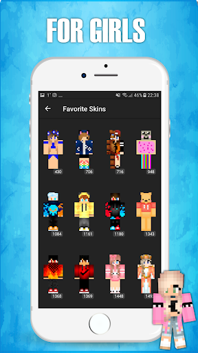 Skins for Minecraft PE ekran görüntüsü
