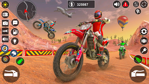 Dirt Bike Racing Motocross Gam ekran görüntüsü