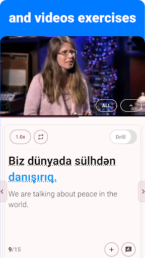 Azerbaijani Listening Speaking ekran görüntüsü