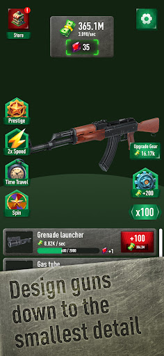 Idle Guns Tycoon: clicker game ekran görüntüsü