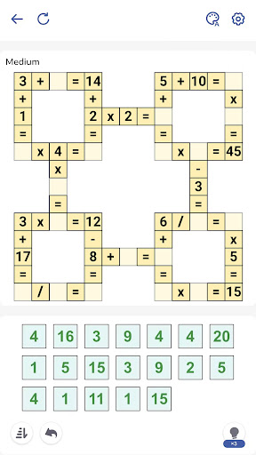 Matematik Bulmaca - Crossmath ekran görüntüsü