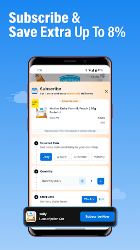 Milkbasket: Grocery Delivery ekran görüntüsü