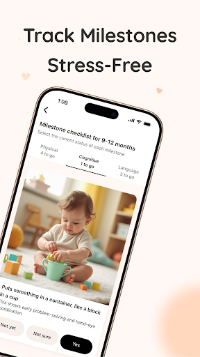 Coozy: Baby Milestone Tracker ekran görüntüsü