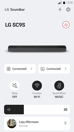 LG Soundbar ekran görüntüsü