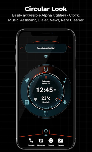 Alpha Hybrid Launcher 4D temas ekran görüntüsü