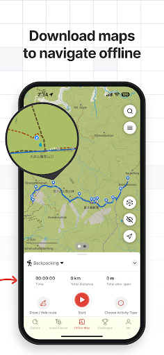 Hikingbook: Hike, Bike & Run ekran görüntüsü