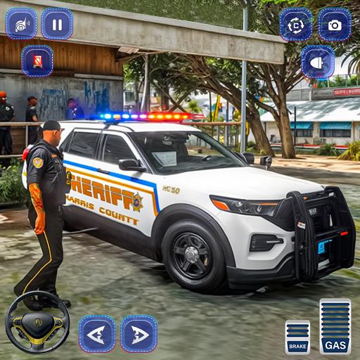 City Cop Car Game 3D