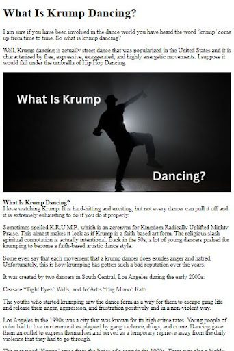 How to Do Krumping Dance ekran görüntüsü