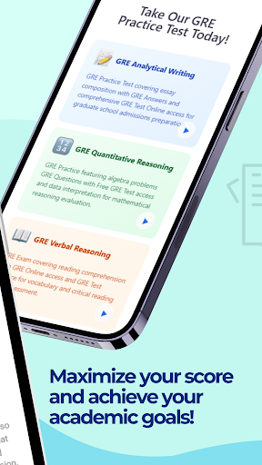GRE Practice Test ekran görüntüsü