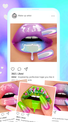 Lipstick Makeup Game ekran görüntüsü