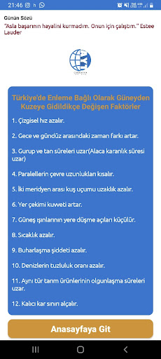AYT Coğrafya Soru Cevap ekran görüntüsü